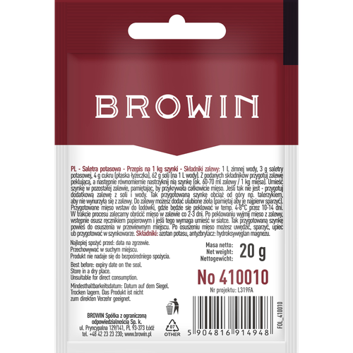 Saletra potasowa do peklowania mięsa. na Arena.pl