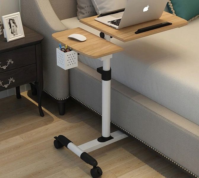 Stolik BIURKO na kółkach pod laptopa (E020) zdjęcie 3