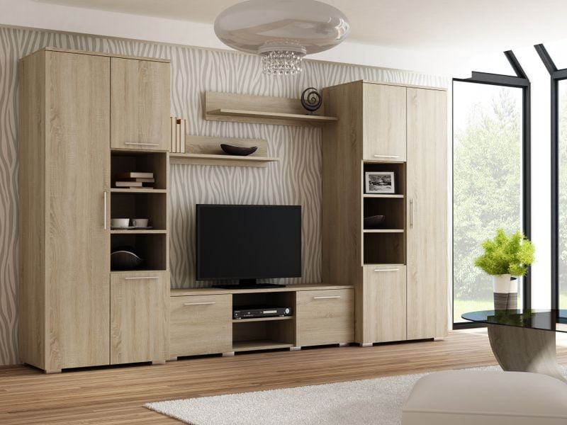 MEBLOŚCIANKA  APOLLO DĄB SONOMA zdjęcie 1