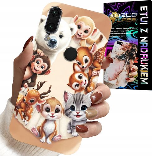 ETUI DO XIAOMI NOTE 7 - PLECKI DLA DZIECI W ZWIERZĘTA LEŚNE CASE na Arena.pl
