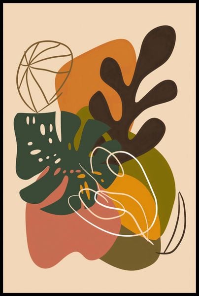 Plakat 61x91,5cm Leśna Kompozycja zdjęcie 2