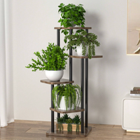 kwietnik na kwiaty stojak metalowy stojący loft rośliny regał 106 cm