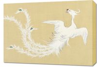 Obraz 70x50cm Bird, Sekka Japoński Vintage do Salonu