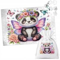 PUZZLE TRADYCYJNE - ZWIERZĘTA PANDA - 24 el