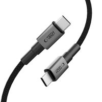 tech-protect ultraboost dna type-c cable pd100w/5a 300cm iron grey