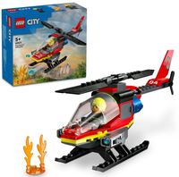 LEGO City 60411 Strażacki helikopter ratunkowy+ torba Lego r. S mała