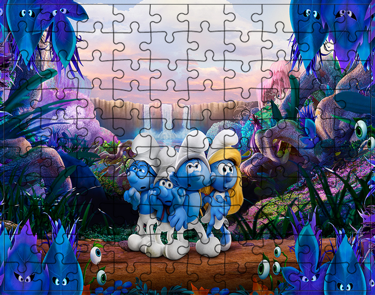 Puzzle Smerfy zdjęcie 1