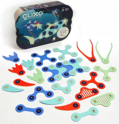 CLIXO CL-8099 OCEAN -Podwodny świat Kreatywne klocki magnetyczne Nowość USA na Arena.pl