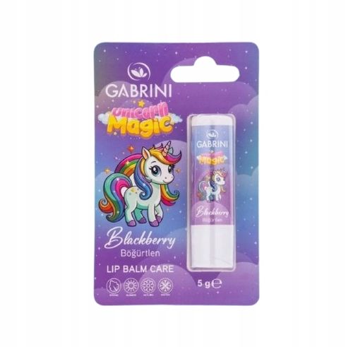 Gabrini - nawilżający balsam do ust dla dzieci Unicorn Magic Borówka na Arena.pl