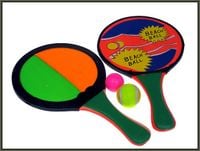 Rakietki Drewniane Z Rzepem 3640