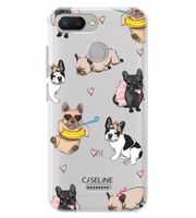 Xiaomi Redmi 6 | clear | etui na telefon case guma wzory + szkło