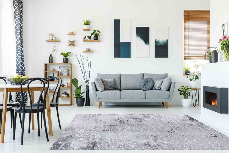 RUG/LU/TREX/ORNAMENT/GREY/80x150 zdjęcie 2