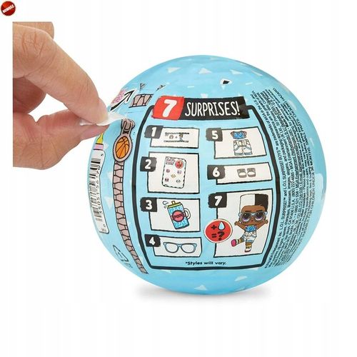 LALKA LOL SURPRISE BOYS MGA CHŁOPIEC KULA SUPRISE na Arena.pl