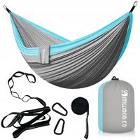 HAMAK HUŚTAWKA 2-OSOBOWY TURYSTYCZNY OGRODOWY WYGODNY DUŻY LEKKI XXL 300KG