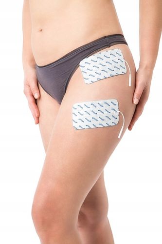 Elektrody TENS żelowe do elektrostymulatora EMS duże 10x5cm, 16 szt. na Arena.pl