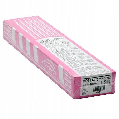 ELEKTRODY RUTYLOWE MOST 6013 (różowe) 2,5mm 2,5kg na Arena.pl