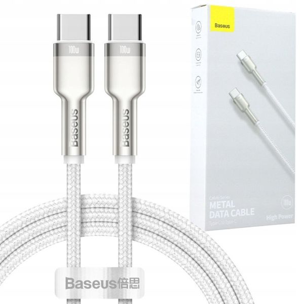 Kabel USB-C / USB-C, Baseus Cafule, 5A, 100W, 1m zdjęcie 1