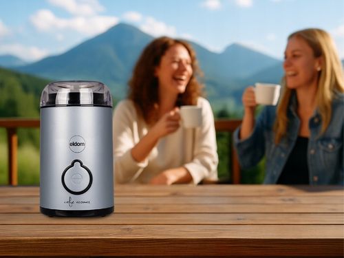 Młynek elektryczny do kawy MK90N beano Eldom niebieski matowy 60g na Arena.pl