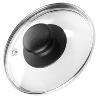 Pokrywka Szklana Pokrywa do Garnka Garnków Patelni Uniwersalna Gałka 12 cm