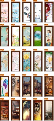 Naklejka samoprzylepna Okleina na Drzwi Szafę 3D na Arena.pl