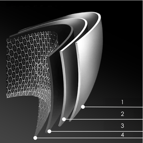 Zestaw profesjonalnych garnków Mitsu 20 24 cm Plaster miodu Na indukcje na Arena.pl
