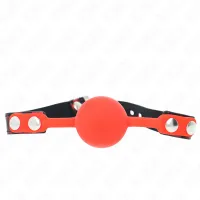 kink model 2 silikonowa kula 4 cm z klincem i zamkiem 60x2 cm czarna