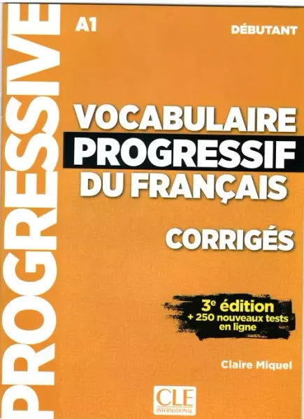 Vocabulaire progressif du Francais A1, klucz zdjęcie 1