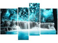 130CM 85 OBRAZ 4 ELEM WODOSPAD ŚCIENNY