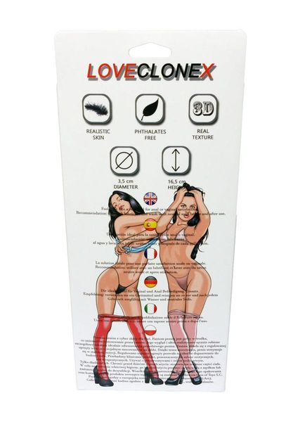 Proteza-Afrodyta Strap On-Loveclonex 6,5"""""""" zdjęcie 7