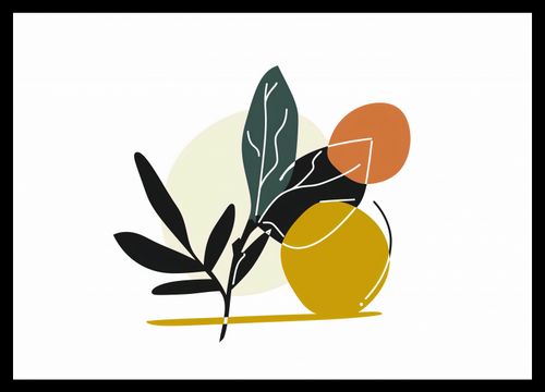 Plakat 42x29,7cm Elegancka Flora na Arena.pl