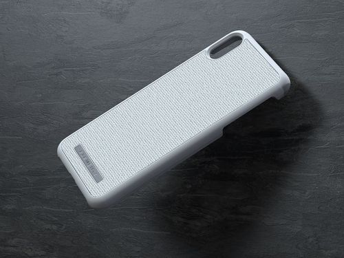 Materiałowe etui do iPhone Xs Max (Light Grey) na Arena.pl