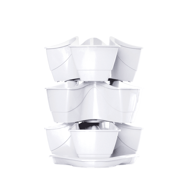 Doniczka kaskadowa Coubi - biały zdjęcie 1