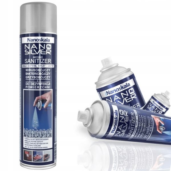 Nano Silver Sanitizer dezynfekcja srebrem 500ml zdjęcie 3