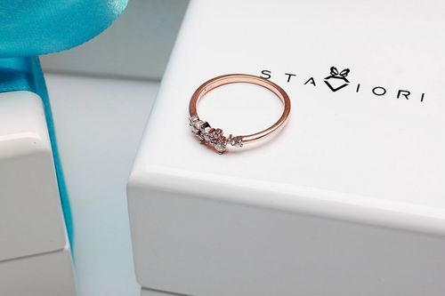 Emaga Złoty pierścionek PRD5400 - Diament na Arena.pl