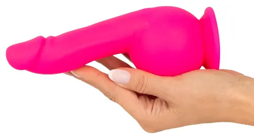 sweet smile powerful vibrator 19 cm przyssawka, silikon rożowy na Arena.pl
