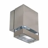 Oprawa hermetyczna elewacyjna matowy chrom IP44 GU10 GARDENYA-1 HL246 35W I