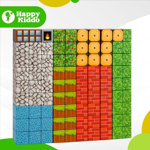 Klocki magnetyczne kreatywne sześciany piksele bloki 100 klocków 3D silne na Arena.pl