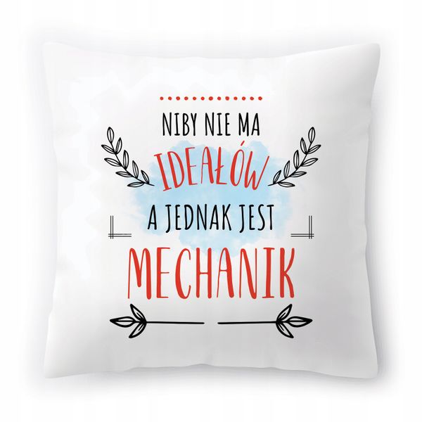 Poduszka Dla Mechanika Na Urodziny Na Prezent Z Nadrukiem Ze Zdjęciem zdjęcie 1