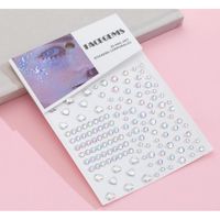 samoprzylepne naklejki z kryształkami ont08