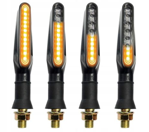 4x KIERUNKOWSKAZY 12 LED MOTOCYKL QUAD MIGACZ KIERUNKI DYNAMICZNE PŁYWAJĄCE na Arena.pl