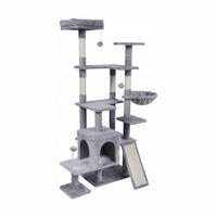 Drapak dla kota legowisko zabawka domek wieża budka wysoka 152 cm