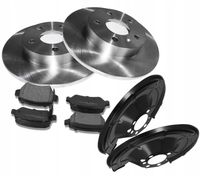 Tarcze x2 + klocki OPEL ASTRA G H ZAFIRA TYŁ 5 ŚRUB