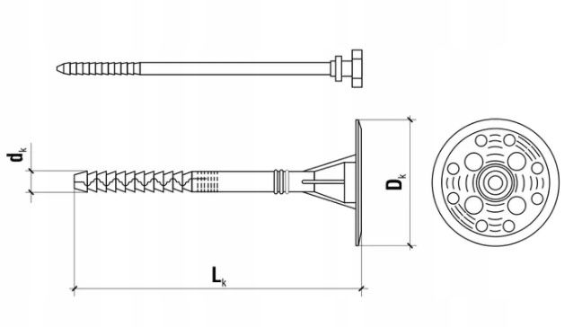 KOŁKI DO STYROPIANU DŁUGA STREFA PLASTIK 30cm 100s zdjęcie 3