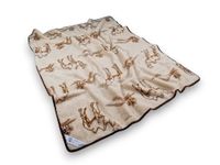 Koc Wełniany Merynos Australijski Desert 180X200 Woolmark Indygosklep.pl