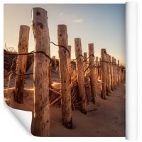 Fototapeta 3D Plaża MORZE Piasek Wydmy do Salonu 368cm x 254cm