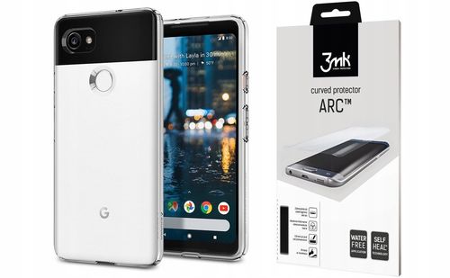 SPIGEN LIQUID ETUI GOOGLE PIXEL 2 XL + FOLIA 3MK na Arena.pl