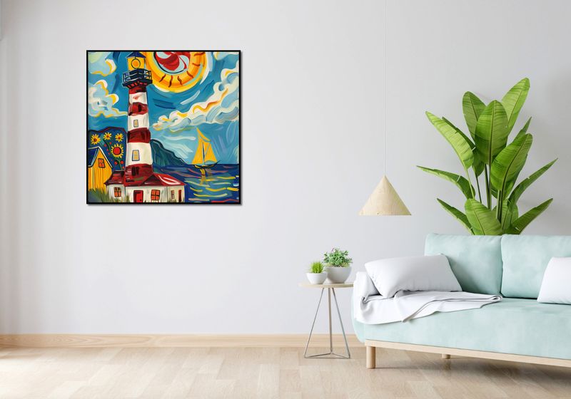 Plakat 90x90cm Żywa Przystań zdjęcie 4