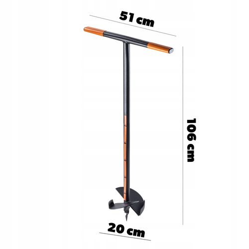 Świder Do Ziemi Gleby Wiertnica Dołownik 200mm na Arena.pl