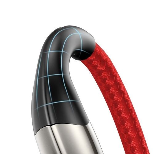 Kabel Lightning z diodą LED Baseus Horizontal 1m 2.4A (czerwony) na Arena.pl