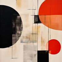 Plakat 60x60cm Abstrakcyjna Symetria